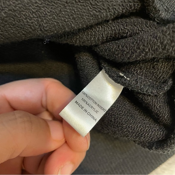 Central Park West | Black Hoodie Sweater Arms zig zag - Picture 9 of 10